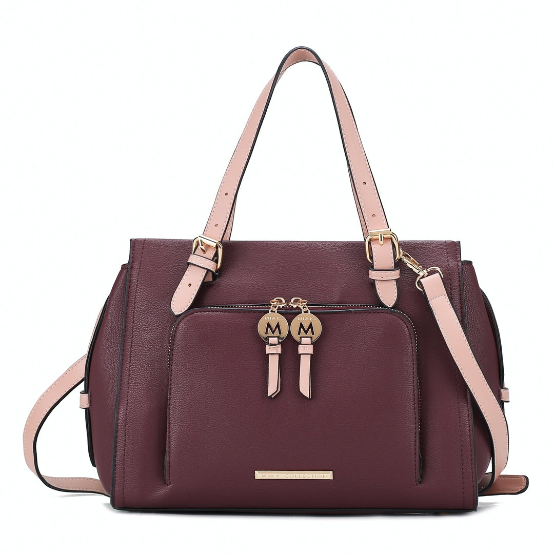 MKFCollection Maisie Shoulder Bag - Vegan Leather Designer Handbag Image 12