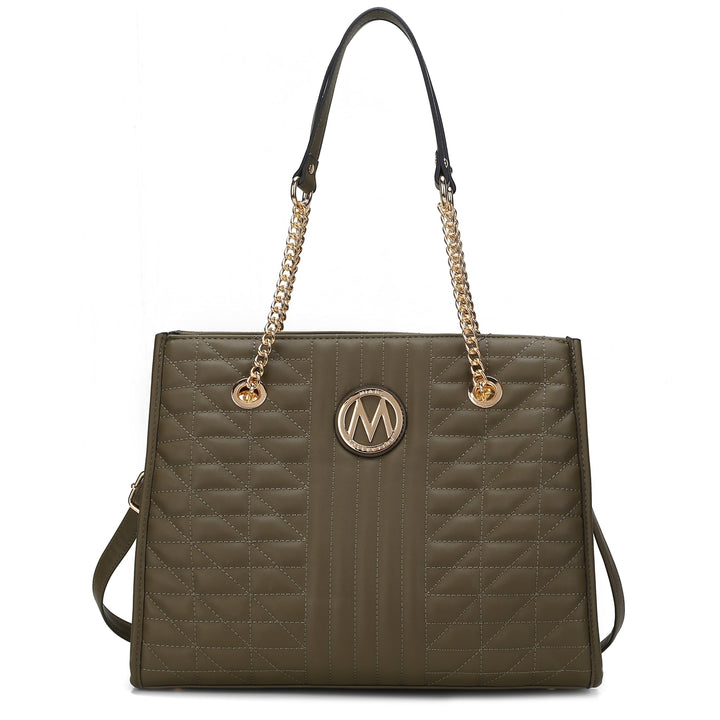 MKFCollection Makenna Shoulder Bag - Vegan Leather Designer Handbag Image 7