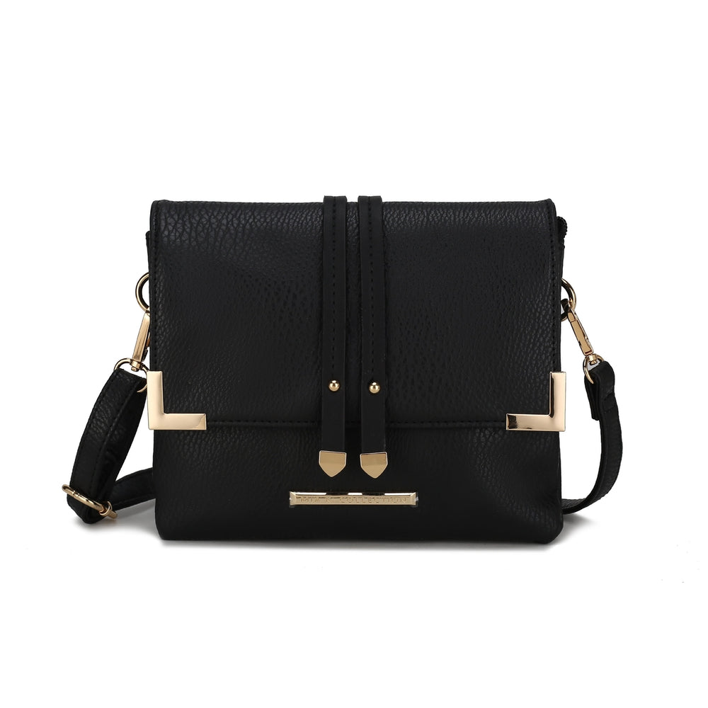 MKFCollection Valeska Crossbody Bag - Vegan Leather Designer Handbag Image 2