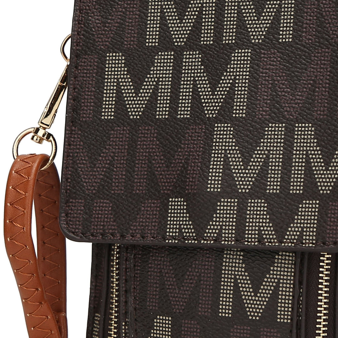 MKFCollection Velma Crossbody Bag - Vegan Leather Designer Handbag Image 4