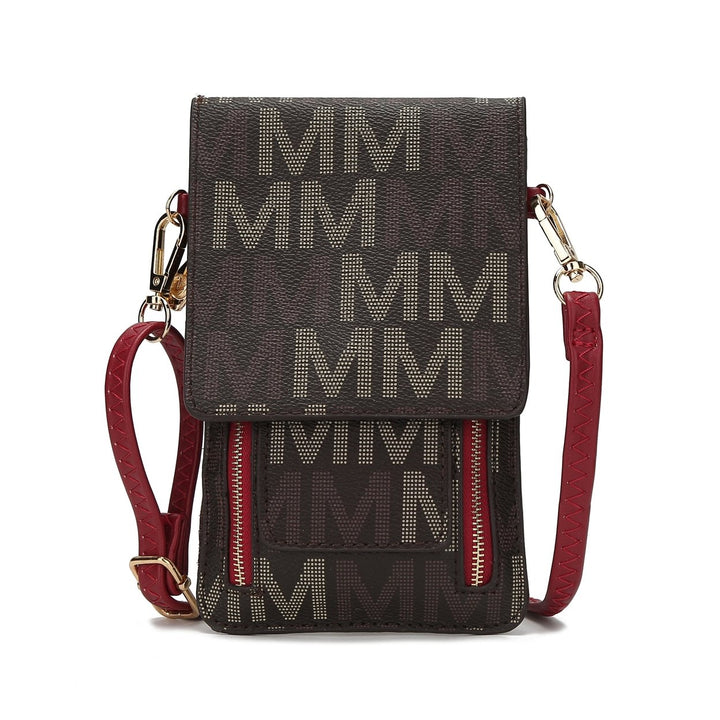 MKFCollection Velma Crossbody Bag - Vegan Leather Designer Handbag Image 6