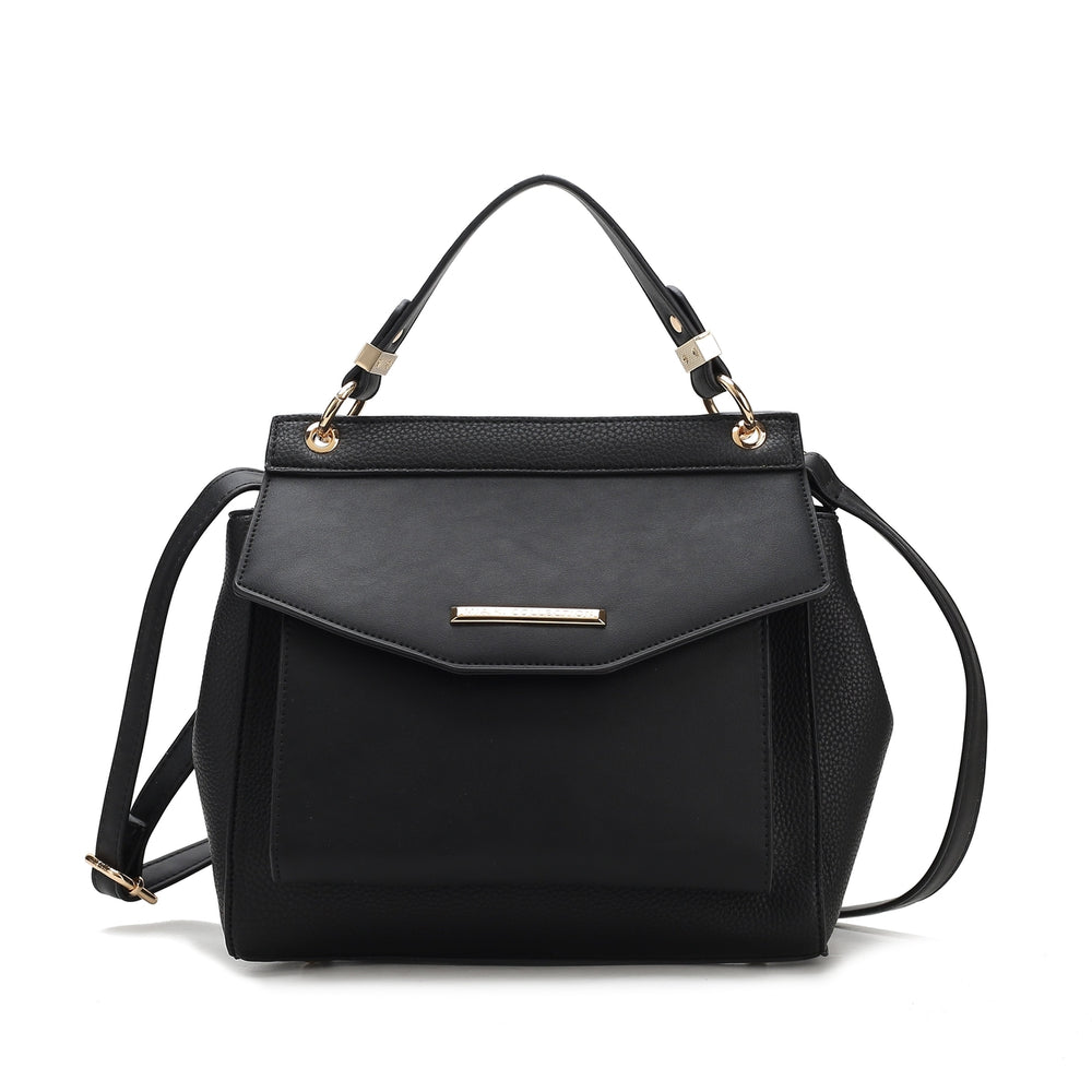 MKFCollection Vida Shoulder Bag - Vegan Leather Designer Handbag Image 2