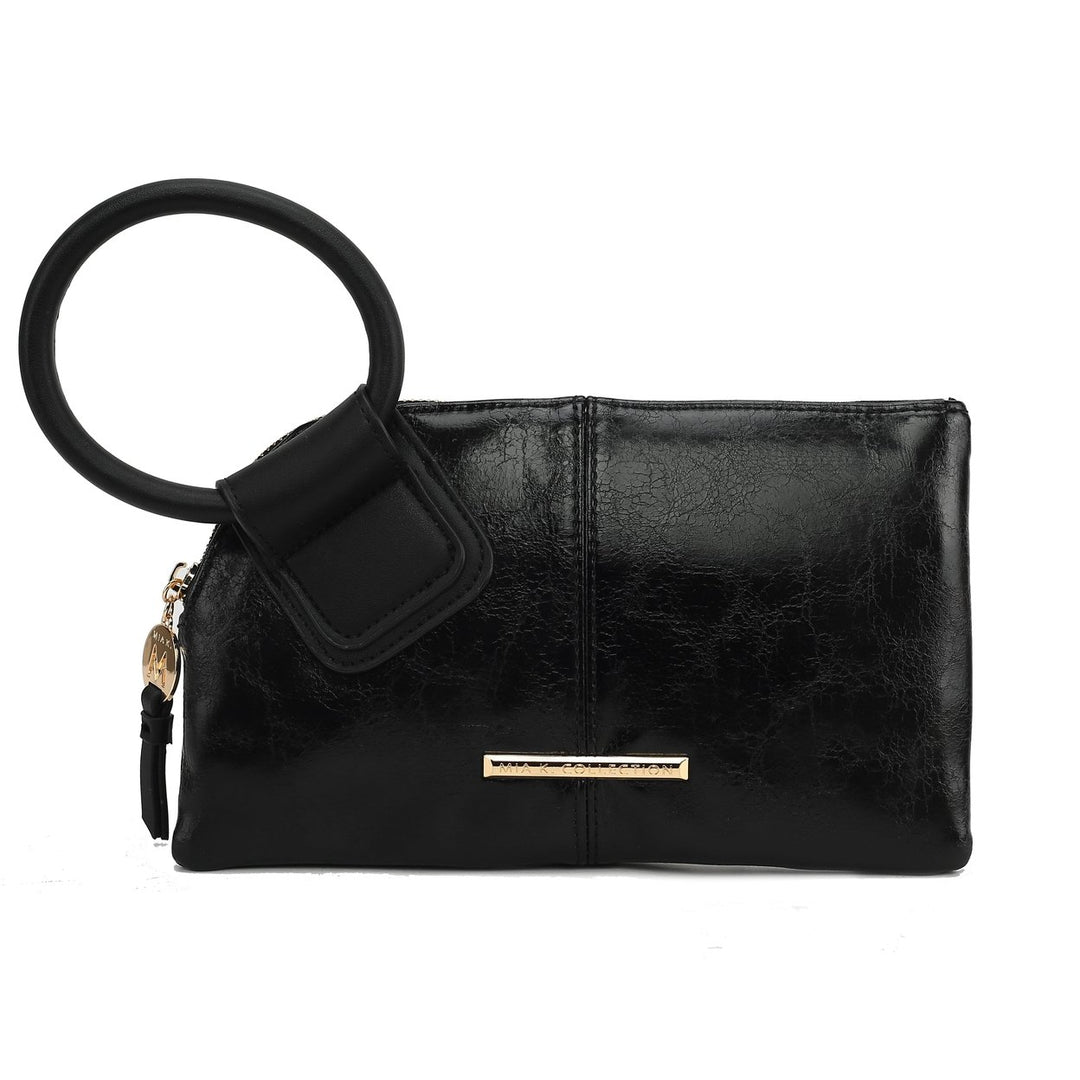 MKFCollection Simone Clutch/Wristlet - Vegan Leather Designer Handbag Image 1