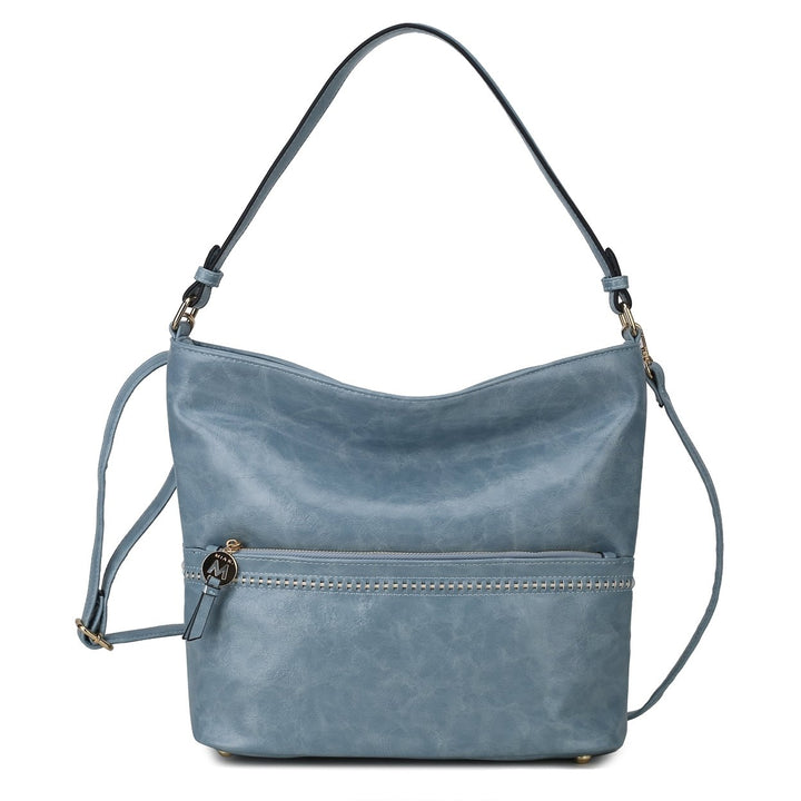 MKFCollection Sierra Shoulder Bag - Vegan Leather Designer Handbag Image 1