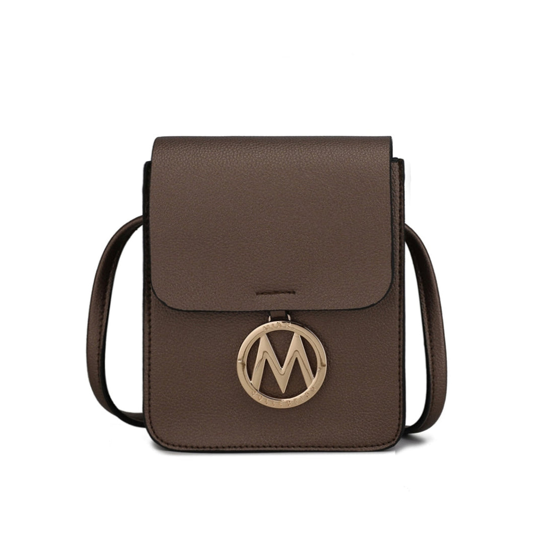 MKFCollection Skylar Crossbody Bag - Vegan Leather Designer Handbag Image 1