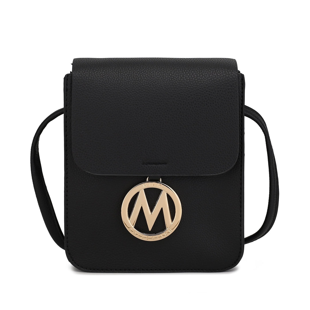 MKFCollection Skylar Crossbody Bag - Vegan Leather Designer Handbag Image 2