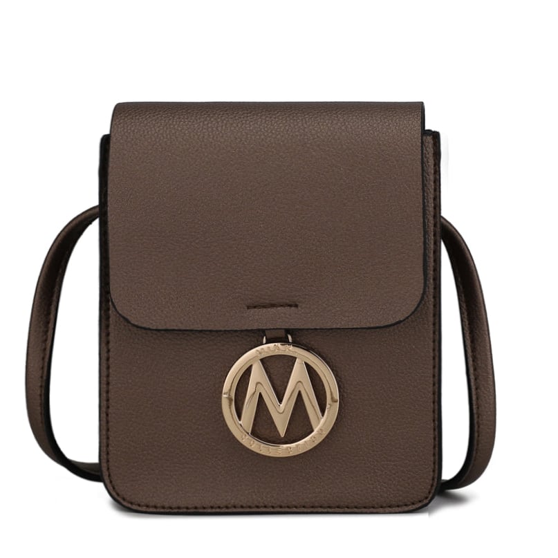 MKFCollection Skylar Crossbody Bag - Vegan Leather Designer Handbag Image 3