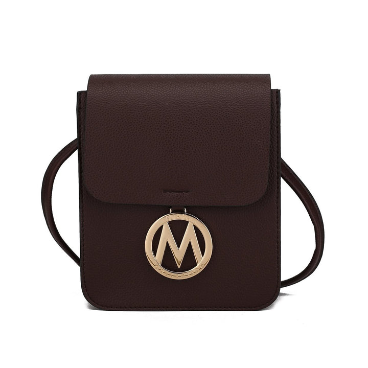 MKFCollection Skylar Crossbody Bag - Vegan Leather Designer Handbag Image 4