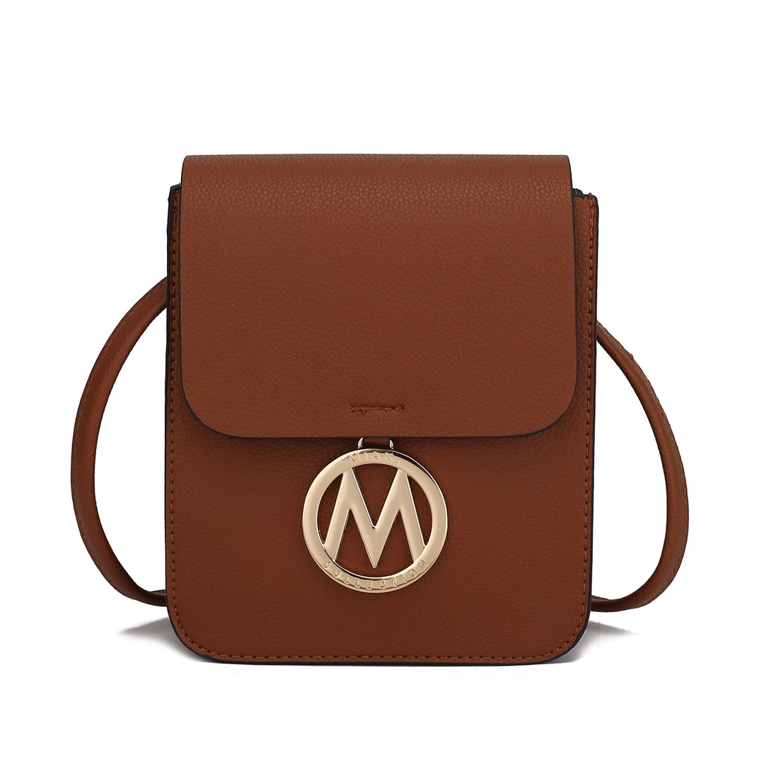 MKFCollection Skylar Crossbody Bag - Vegan Leather Designer Handbag Image 4