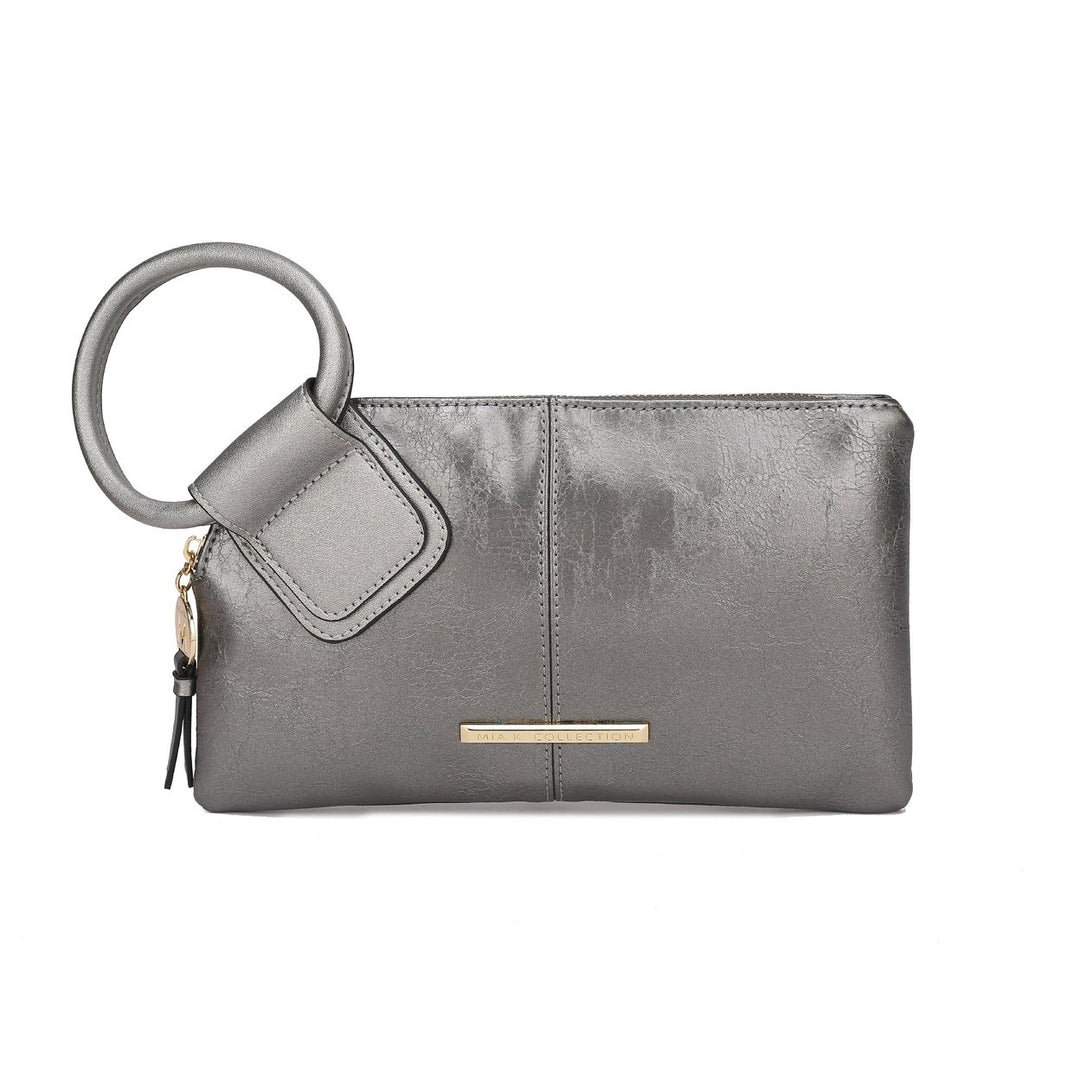 MKFCollection Simone Clutch/Wristlet - Vegan Leather Designer Handbag Image 1