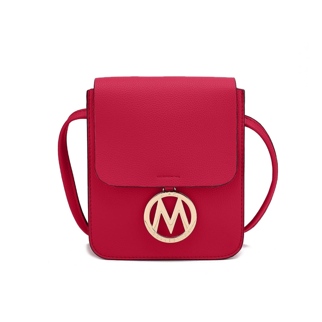 MKFCollection Skylar Crossbody Bag - Vegan Leather Designer Handbag Image 8