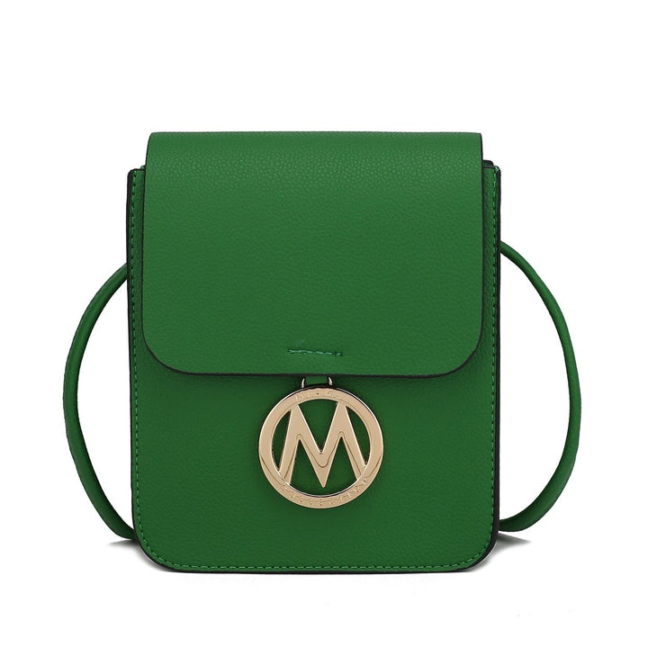 MKFCollection Skylar Crossbody Bag - Vegan Leather Designer Handbag Image 9