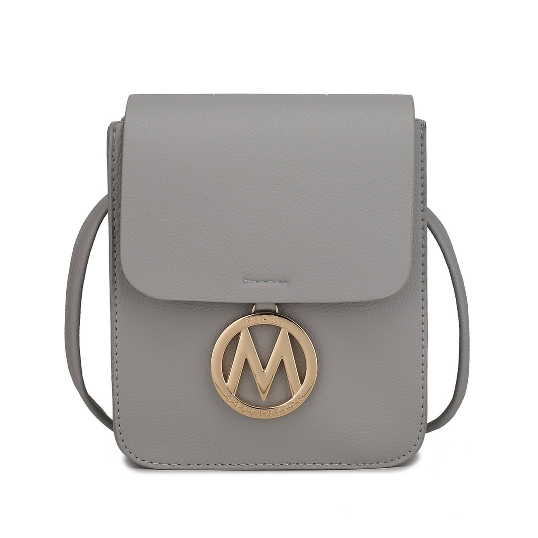 MKFCollection Skylar Crossbody Bag - Vegan Leather Designer Handbag Image 10