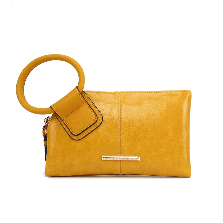 MKFCollection Simone Clutch/Wristlet - Vegan Leather Designer Handbag Image 1