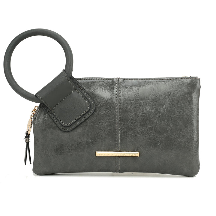 MKFCollection Simone Clutch/Wristlet - Vegan Leather Designer Handbag Image 11