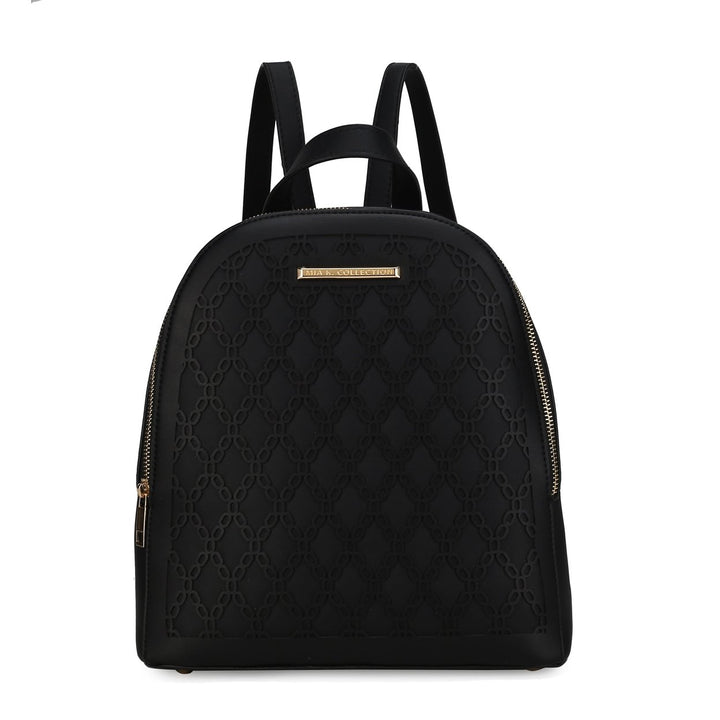 MKFCollection Sloane Backpack - Vegan Leather Designer Handbag Image 2