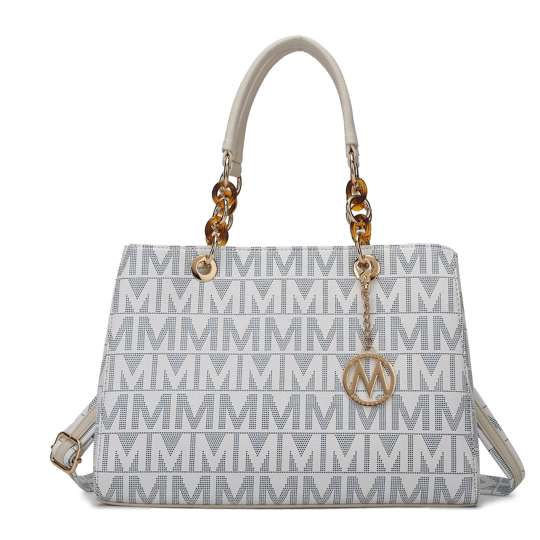 MKFCollection Sirna Signature Tote Bag - Vegan Leather Designer Handbag Image 9