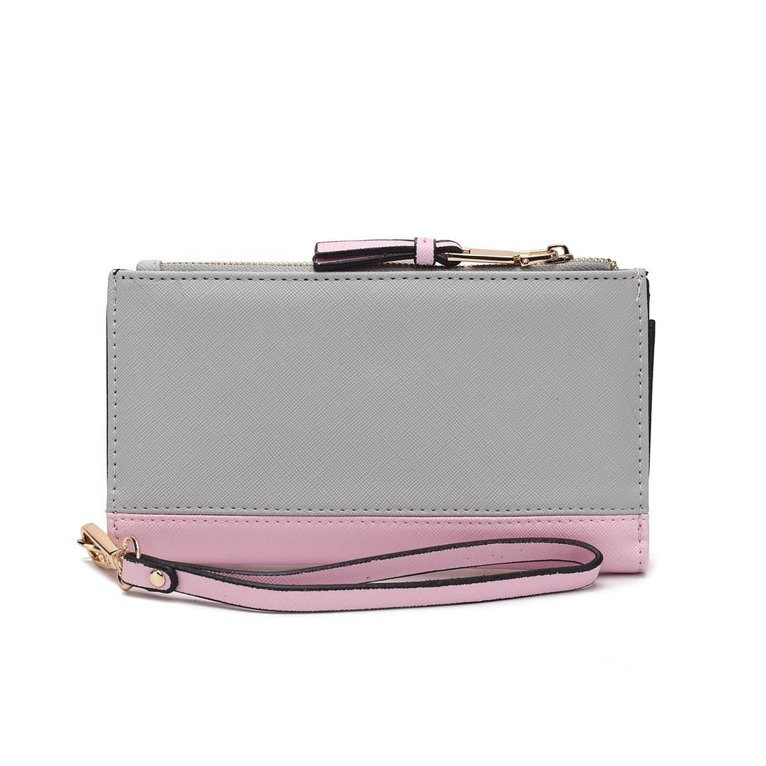 MKFCollection Solene Wristlet - Vegan Leather Designer Handbag Image 3