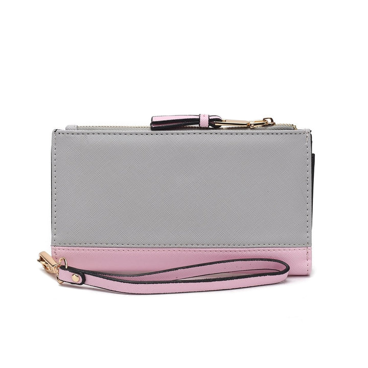 MKFCollection Solene Wristlet - Vegan Leather Designer Handbag Image 3