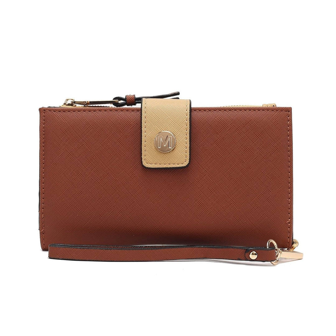 MKFCollection Solene Wristlet - Vegan Leather Designer Handbag Image 7