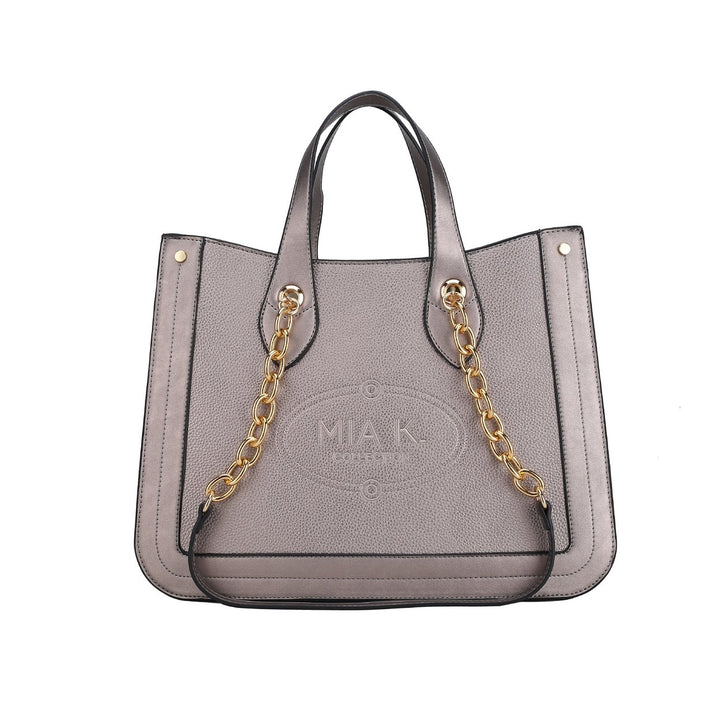 MKFCollection Stella Tote Bag - Vegan Leather Designer Handbag Image 9