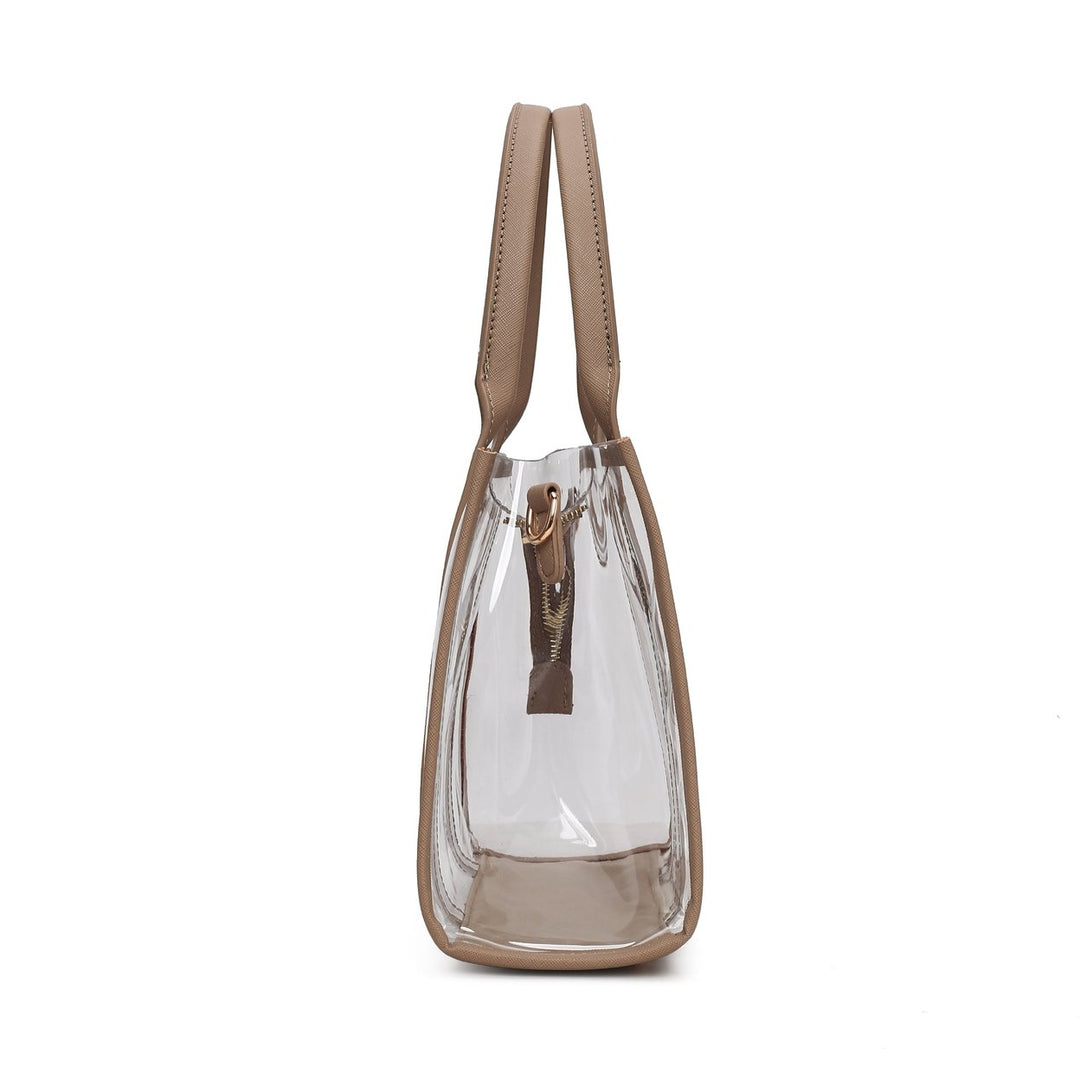 MKFCollection Tatiana Tote bag - Vegan Leather Designer Handbag Image 4