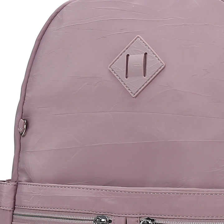 MKFCollection Tatum Backpack - Vegan Leather Designer Handbag Image 4