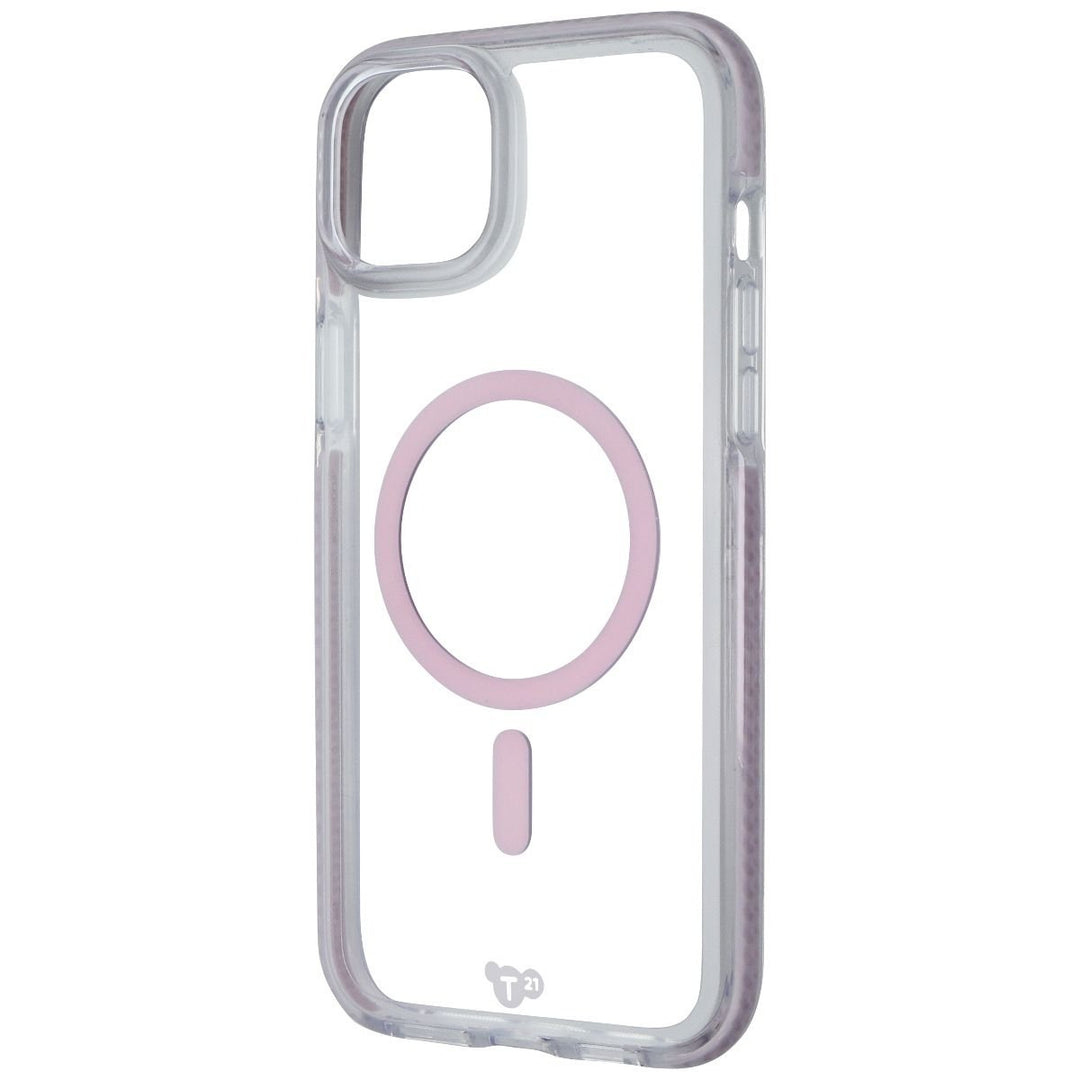 Tech21 Evo Crystal for MagSafe for Apple iPhone 15 Plus - Pink Image 1