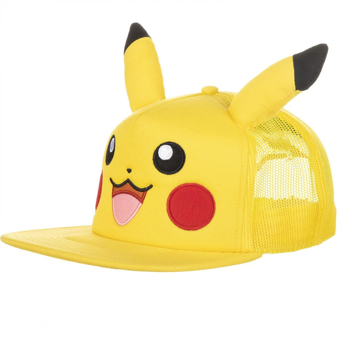 Pokemon Pikachu Big Face Hat with Ears Image 2