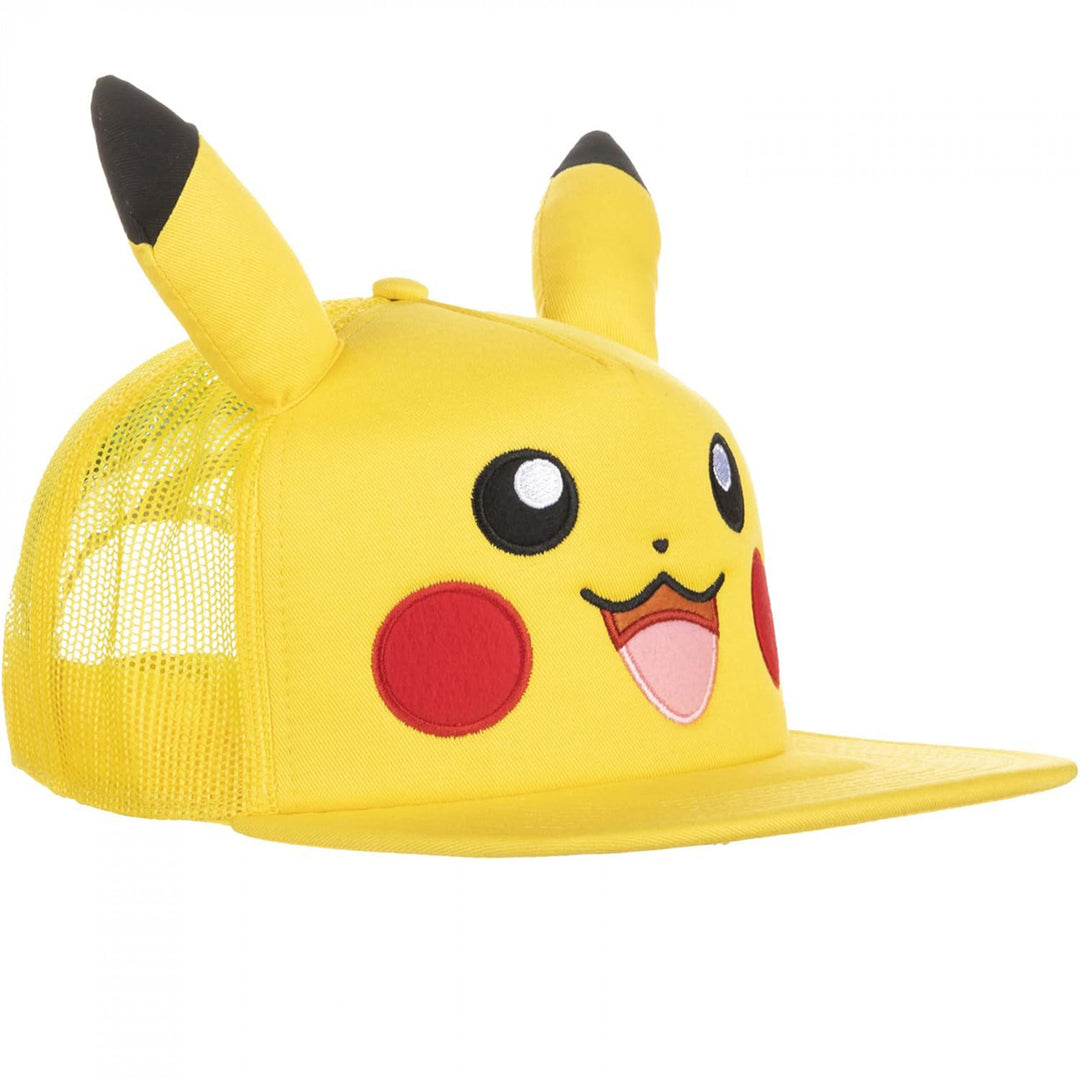 Pokemon Pikachu Big Face Hat with Ears Image 3