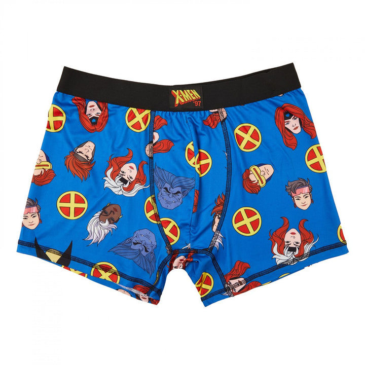 X-Men Logo and Heroes Mens Underwear Boxer Briefs Image 1