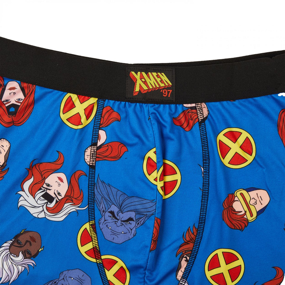 X-Men Logo and Heroes Mens Underwear Boxer Briefs Image 3