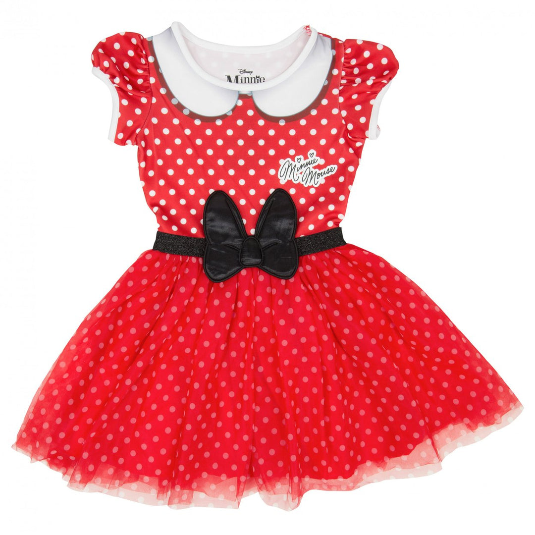 Minnie Mouse Polka Dot Girls Cosplay Dress Image 1