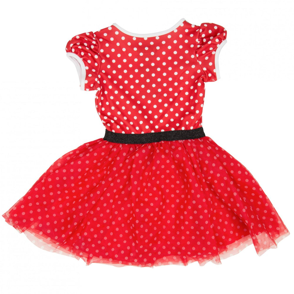 Minnie Mouse Polka Dot Girls Cosplay Dress Image 2