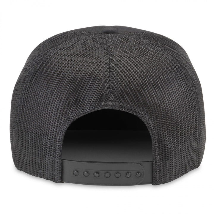 Jack Daniels No 7. Logo Mesh Back Snapback Rope Hat Image 3