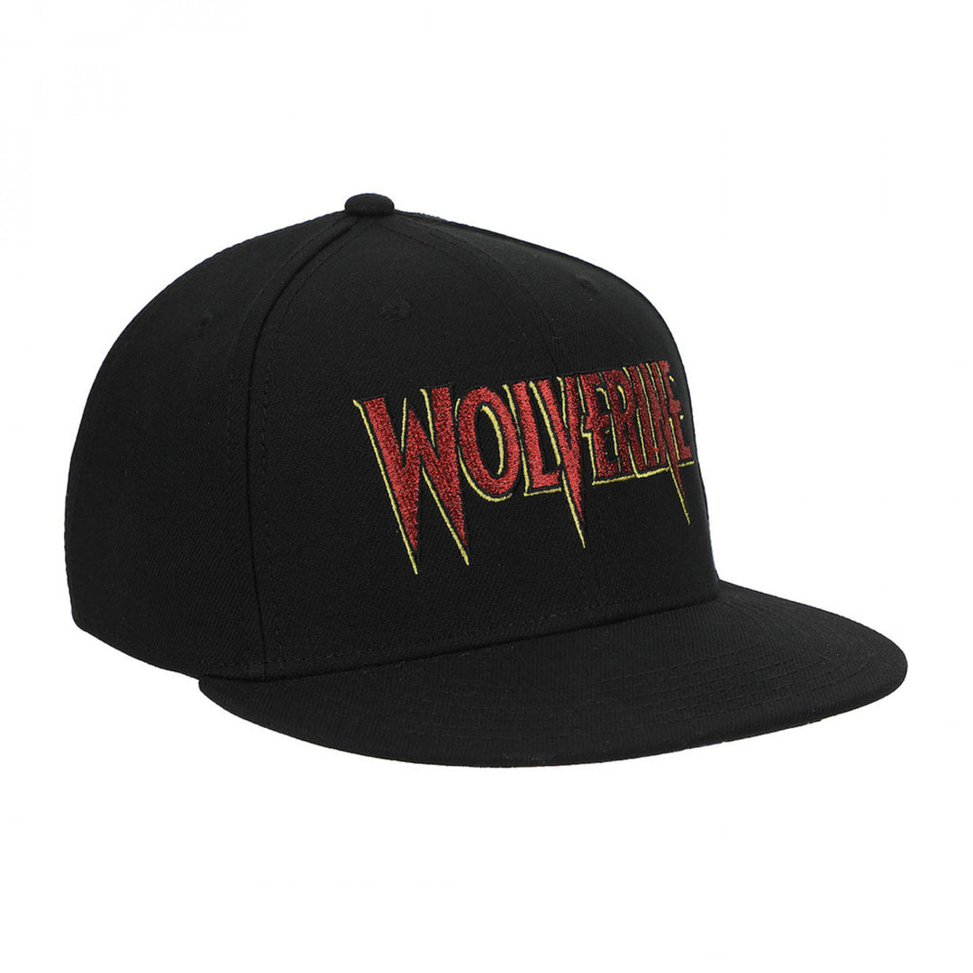 Wolverine Embroidered Logo Underbill Art Snapback Hat Image 2