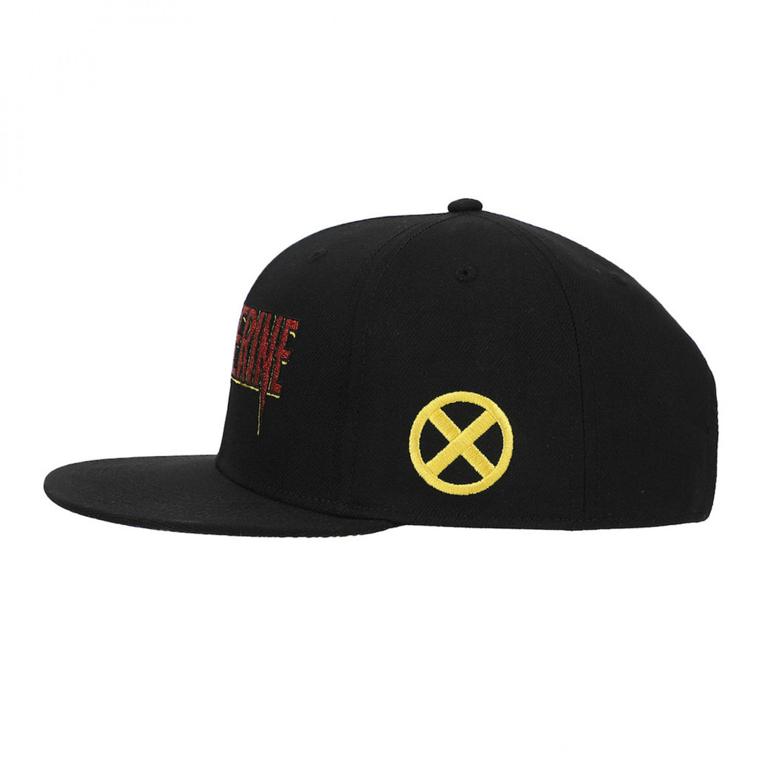 Wolverine Embroidered Logo Underbill Art Snapback Hat Image 3