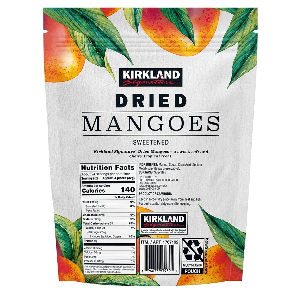 Kirkland Signature Dried Mangoes Sweetened (35 Ounce) Image 2