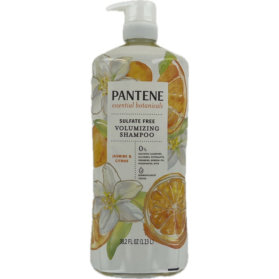 Pantene Essential Botanicals Jasmine and Citrus Shampoo 38.2 Fluid Ounce Image 1