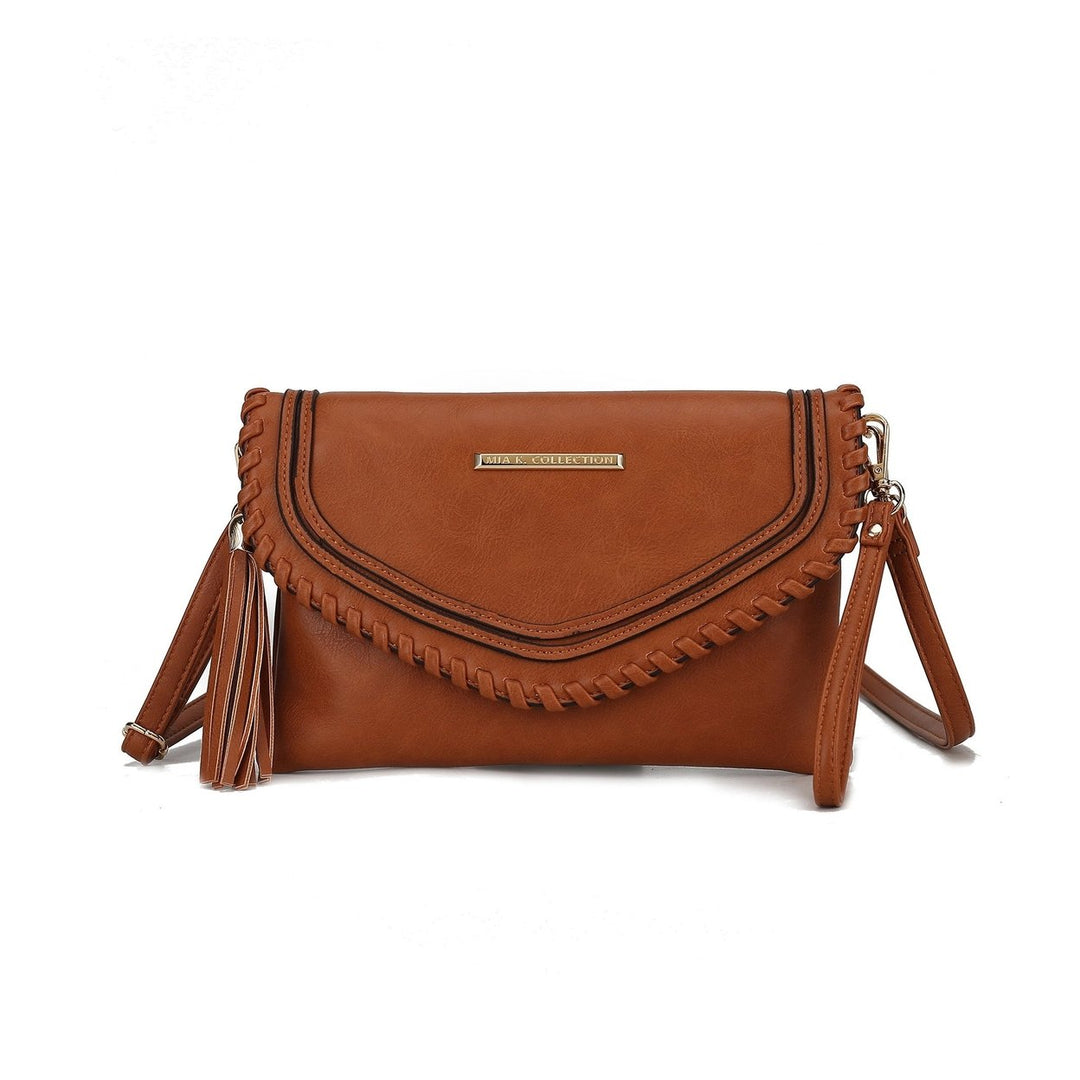 MKFCollection Remi Shoulder Bag - Vegan Leather Designer Handbag Image 1