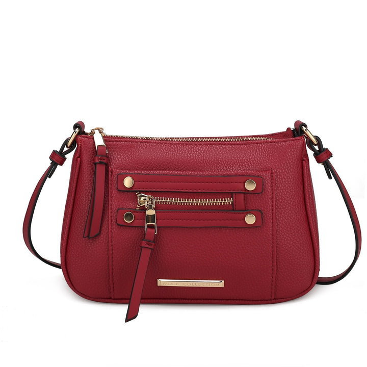 MKFCollection Essie Crossbody Bag - Vegan Leather Designer Handbag Image 2