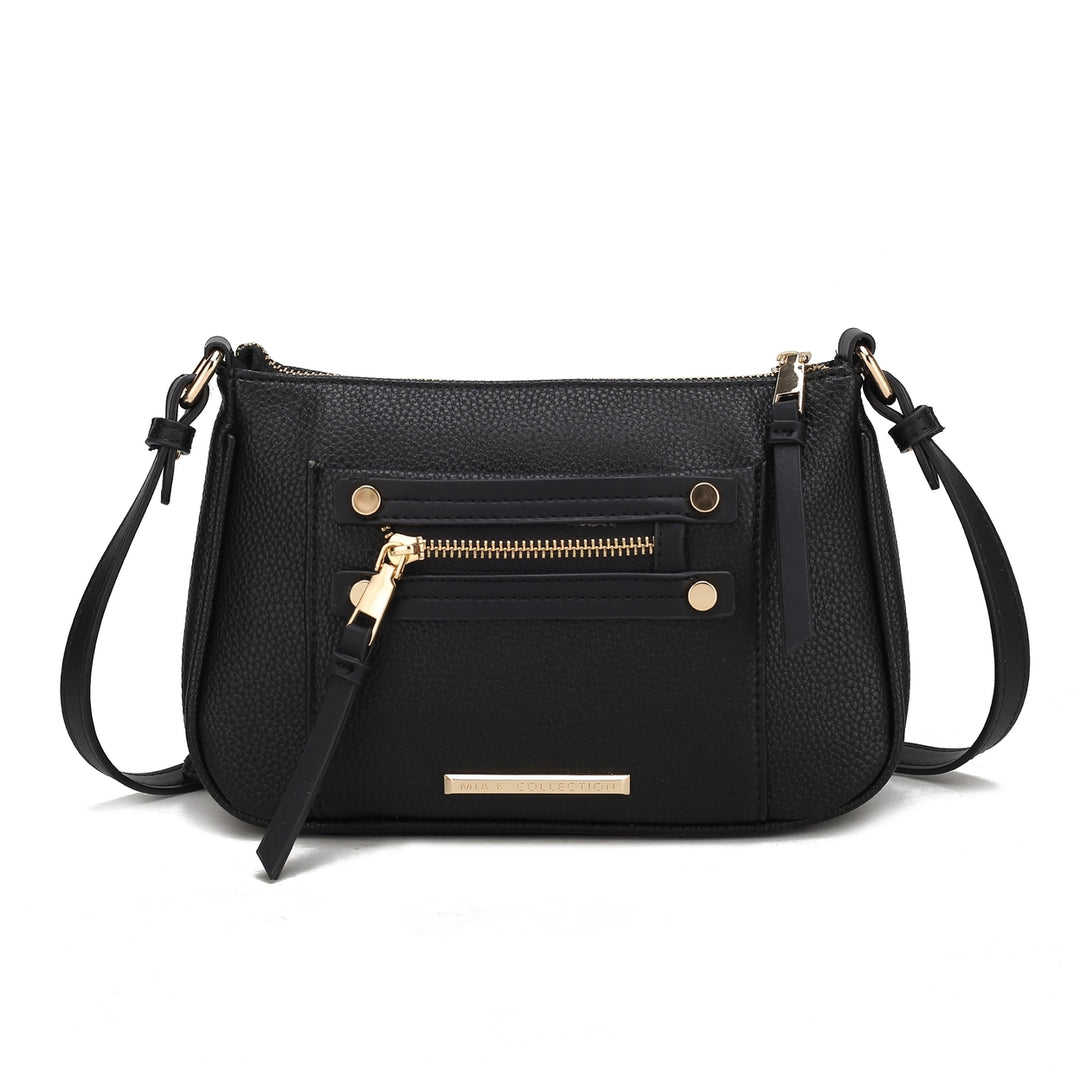 MKFCollection Essie Crossbody Bag - Vegan Leather Designer Handbag Image 3