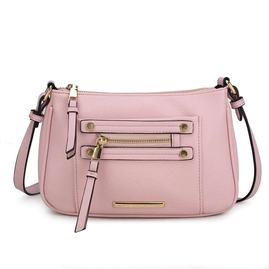 MKFCollection Essie Crossbody Bag - Vegan Leather Designer Handbag Image 4