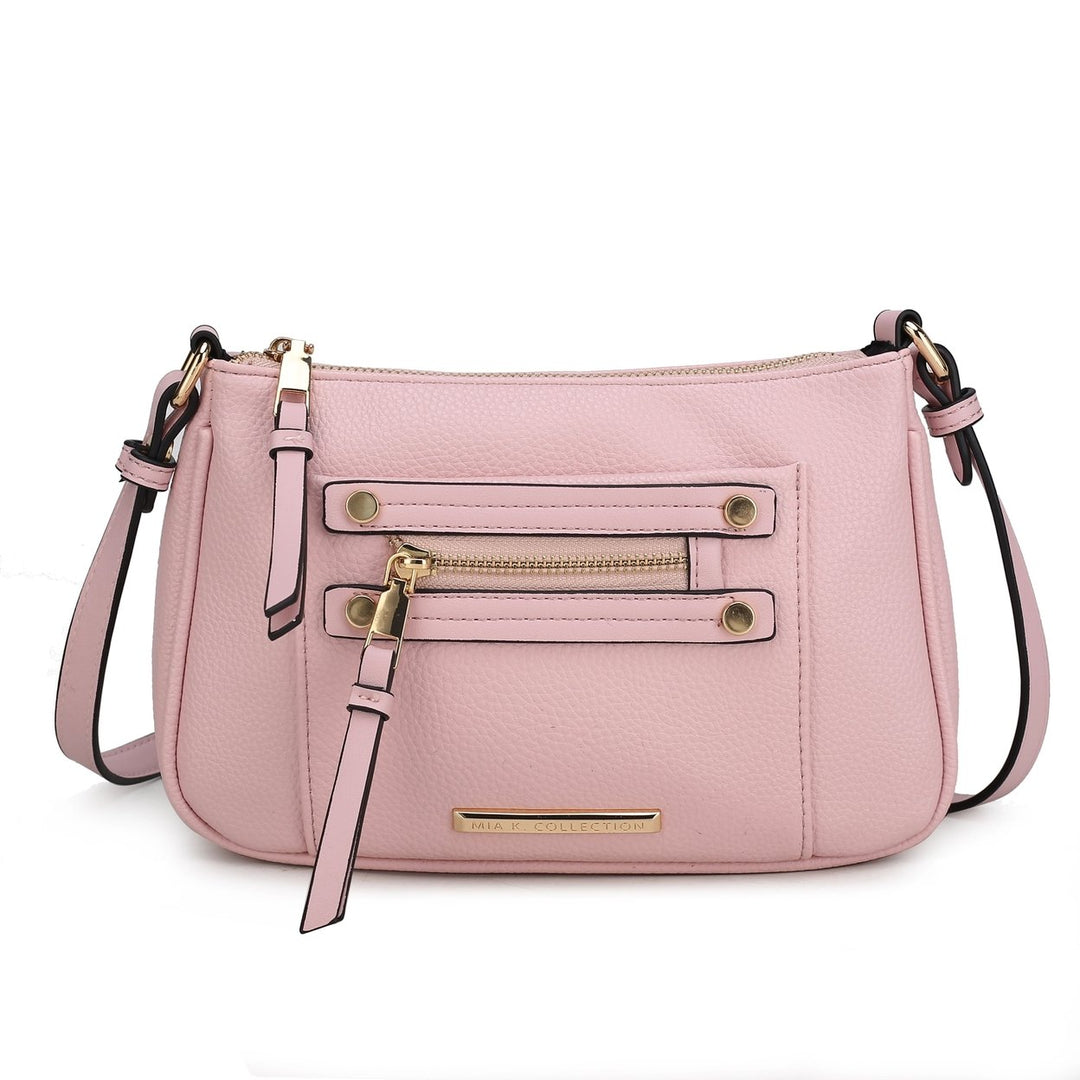 MKFCollection Essie Crossbody Bag - Vegan Leather Designer Handbag Image 1