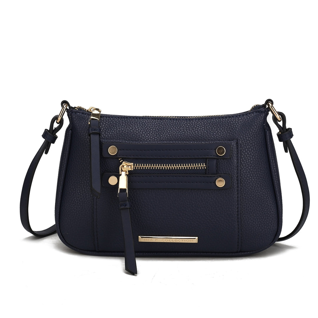 MKFCollection Essie Crossbody Bag - Vegan Leather Designer Handbag Image 6