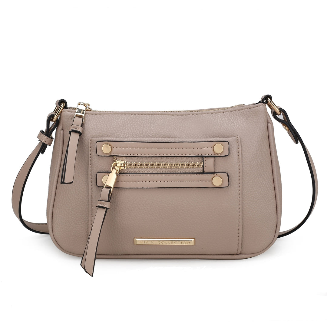 MKFCollection Essie Crossbody Bag - Vegan Leather Designer Handbag Image 8