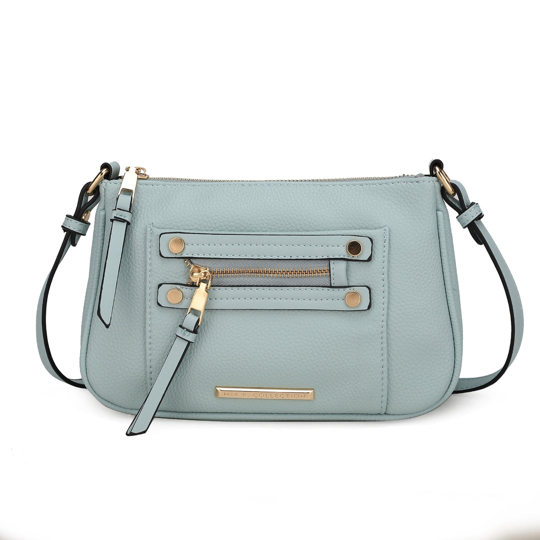 MKFCollection Essie Crossbody Bag - Vegan Leather Designer Handbag Image 12