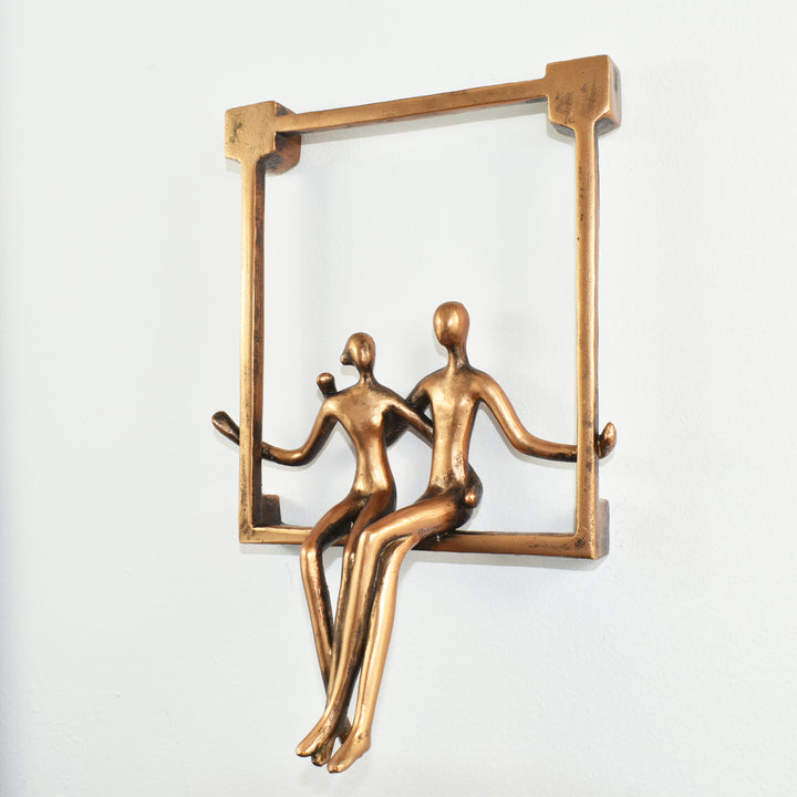 Adam and Friends Swinging Couple Sculpture 3-Piece Image 10