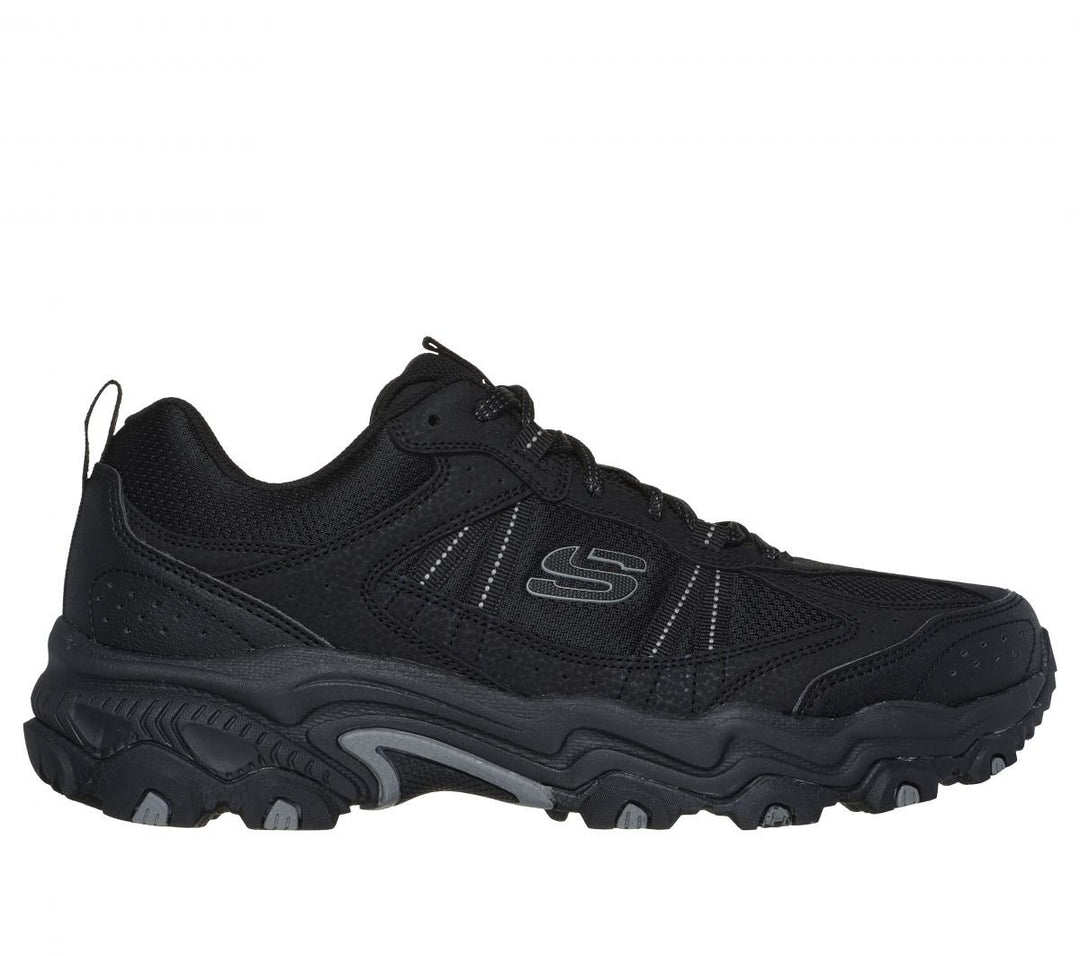 Skechers Mens Stamina AT - Upper Stitch Sneaker Black - 237527-BBK BLACK Image 1