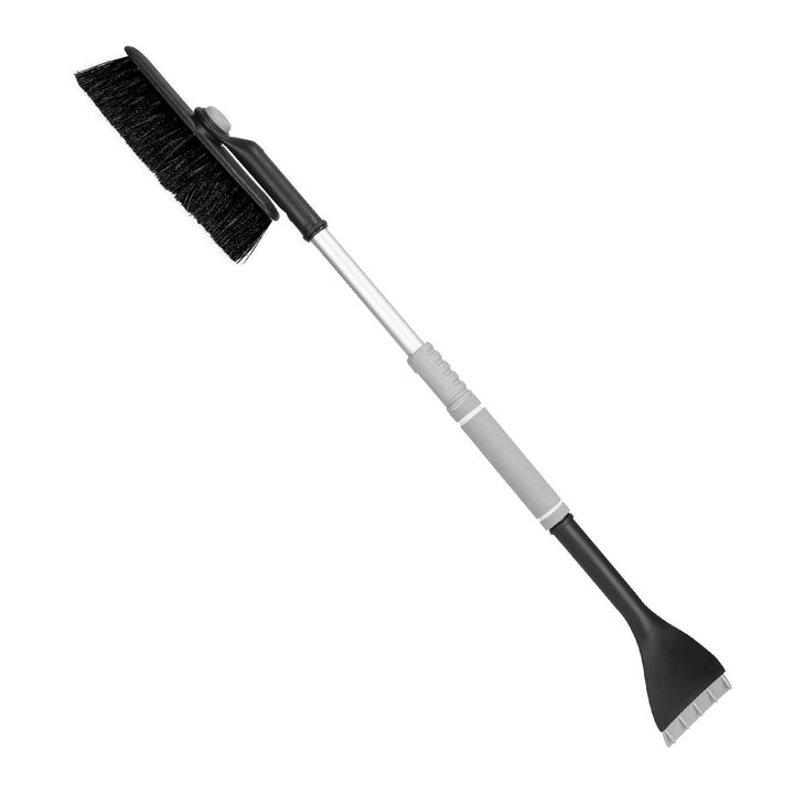 2 In 1 Ice Scraper Extendable Car Snow Brush Telescopic Snow Removal Tool Automobile Snow Shovel Frost Removal with 360 Image 6